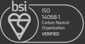 BSI ISO 14068-1 Carbon Neutral Organisation Verified