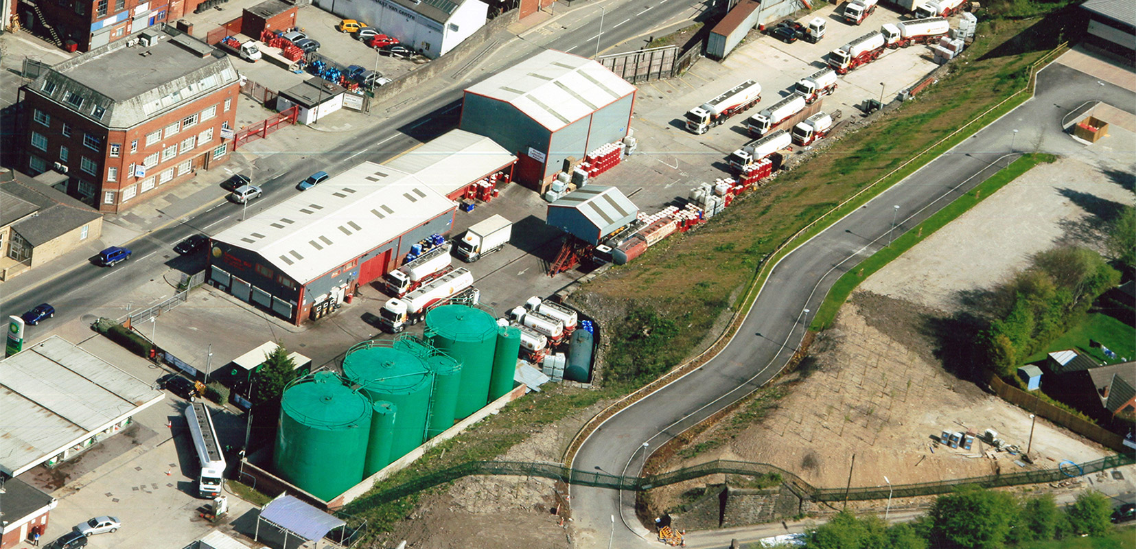 Arial View of Crown Oil