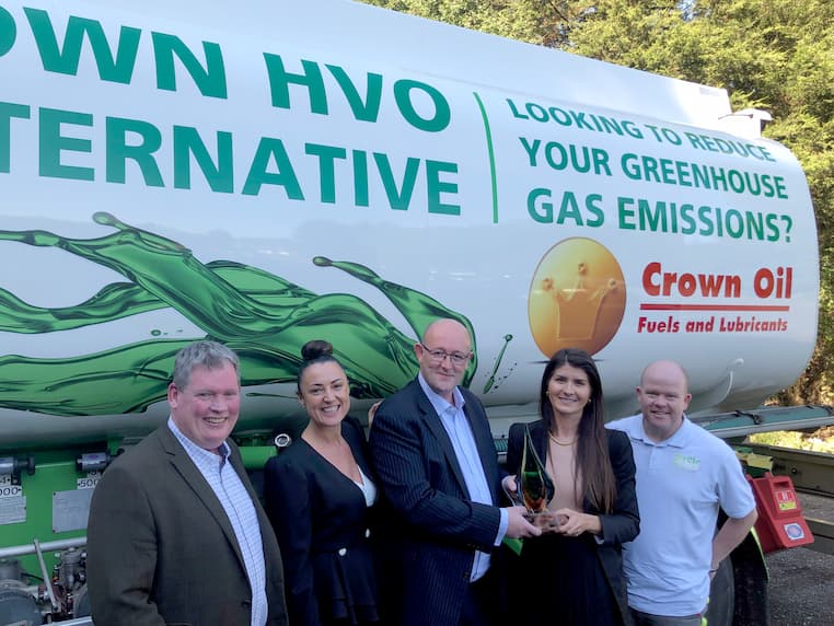 Crown Oil wins UKIFDA's Green Award for 2021 and supplies HVO fuel to first UK data centre.